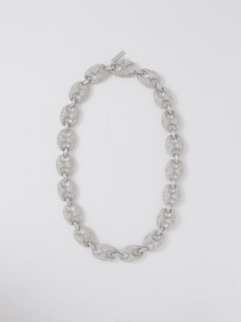 PAVE ARMOR A LINK NECKLACE