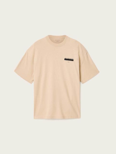 REDACT OVERSIZED EMBROIDERED LOGO T-SHIRT