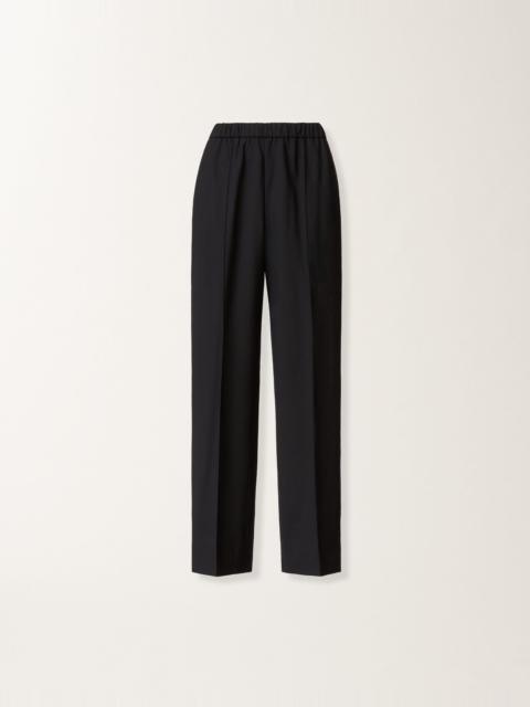 Gubbio jogging pants in night blue bistretch lightweight wool