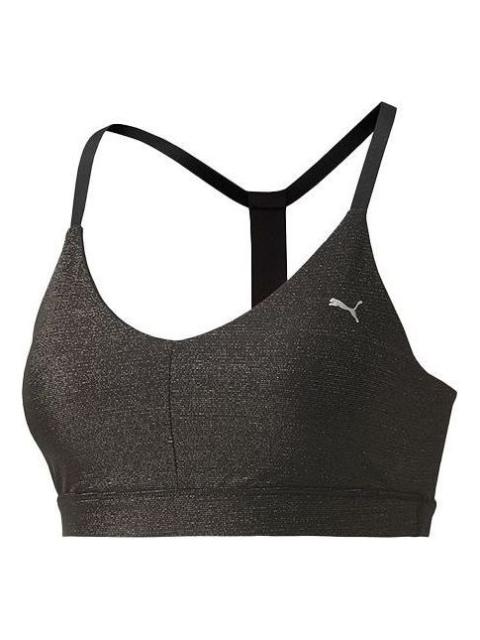 (WMNS) PUMA LOW IMPACT STRAPPY Training Bra 'Black' 519577-01