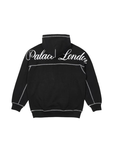 CHAIN STITCH HOOD BLACK