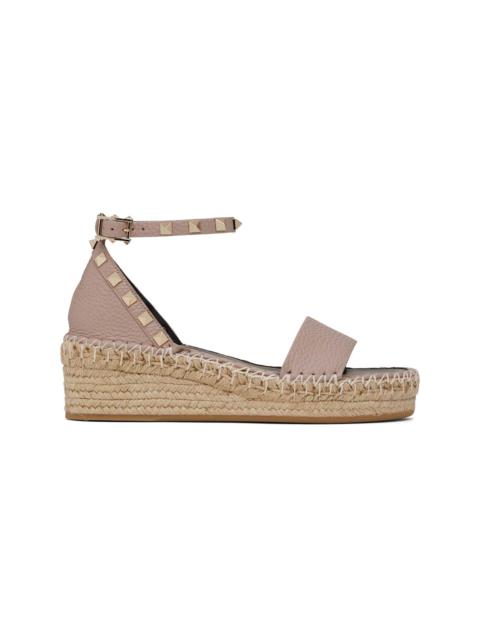 Taupe Double Rockstud Sandals