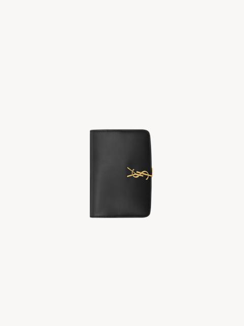 VOLTAIRE PASSPORT CASE IN BOX SAINT LAURENT