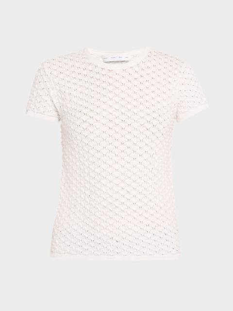 Quincy Short-Sleeve Crochet Top