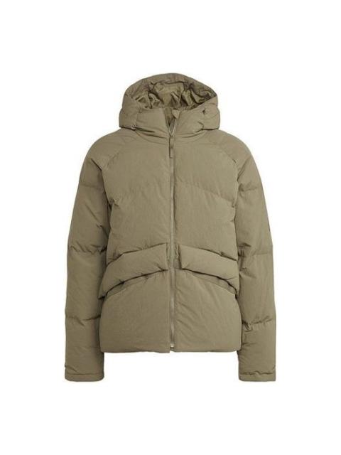 adidas Big Baffle Jacket 'Olive Green' IK3153