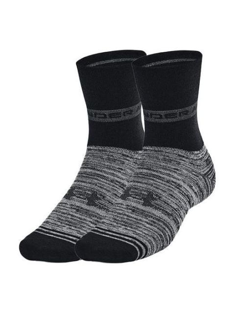 Under Armour Essential Hi Lo Socks 2-Pack 'Black' 1365746-001