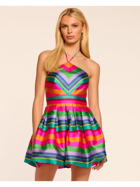 Joey Bubble Halter Mini Dress