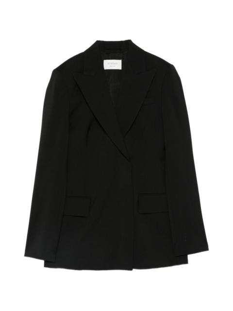 tailored peak lapel blazer