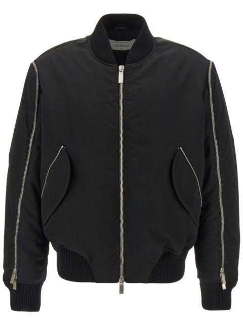 zip-up bomber jacket