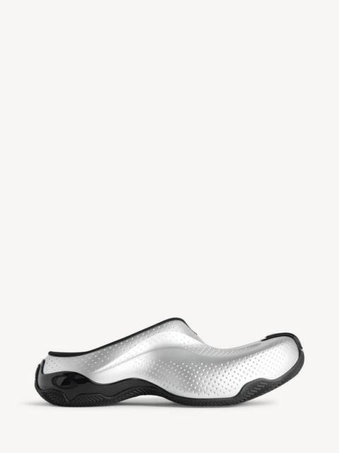 Men's Basketball Mule Sneaker in Silver/black