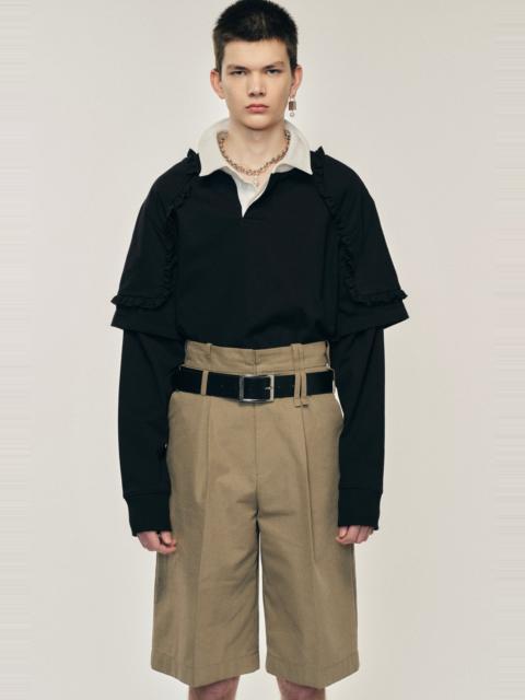 Layered Ruffle Rugby Shirt