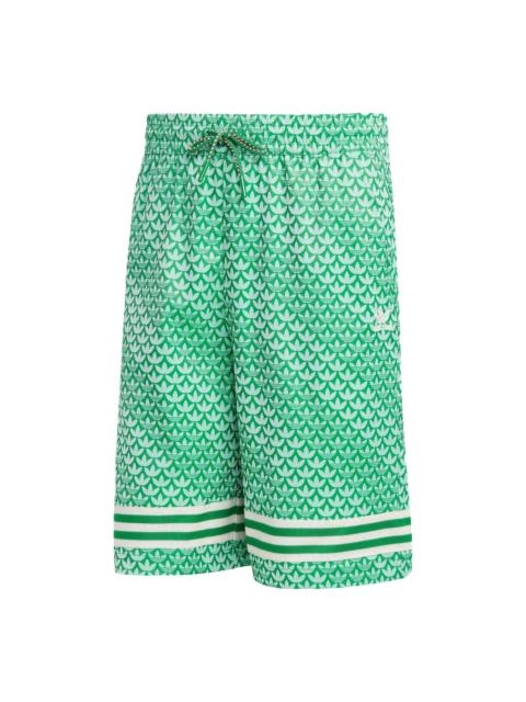 (WMNS) adidas originals SS23 adicolor 70s Logo Short 'Green' IK7881