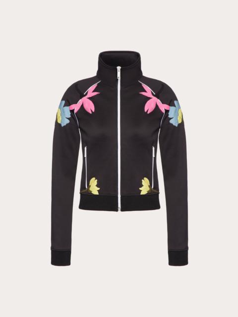 EMBROIDERED JERSEY SWEATSHIRT