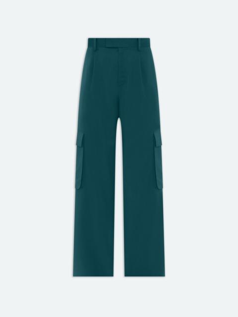 WIDE LEG PLEATED CARGO