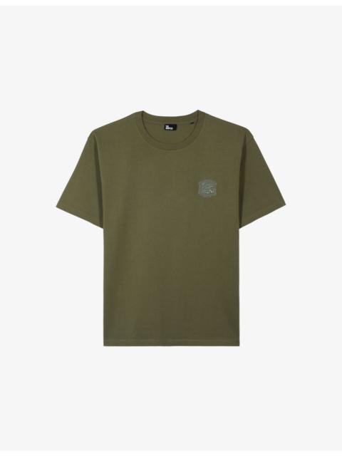 Branded-Crest Short-Sleeved Cotton-Jersey T-Shirt