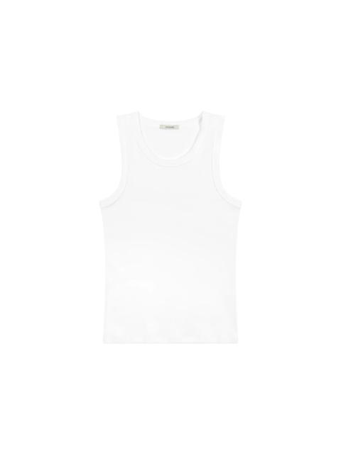 RIB TANK WHITE