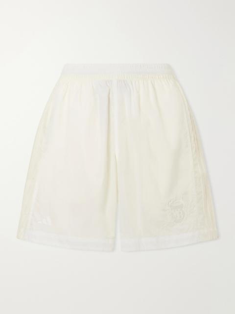 + Wales Bonner Embroidered Shell Shorts