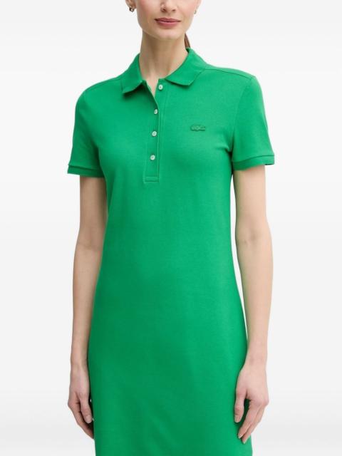short-sleeve polo mini dress