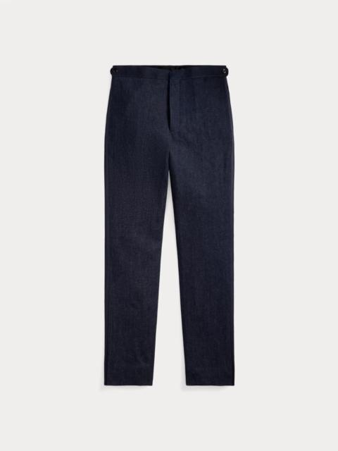 Slim Fit Indigo Denim Tuxedo Trouser