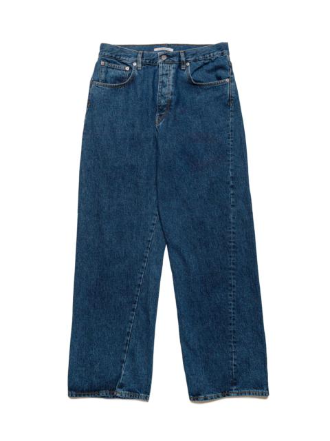 Wide Twist Rinse Blue