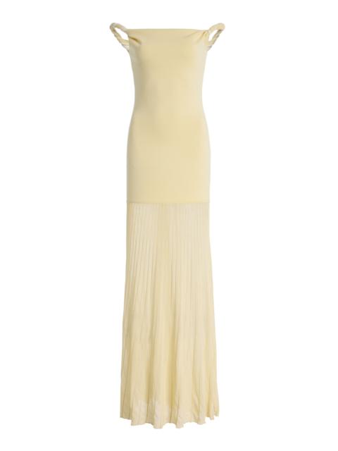Elia Knit Maxi Dress yellow