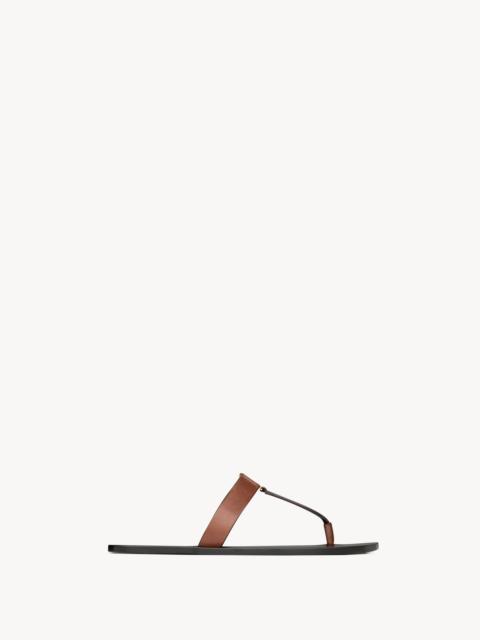 BABYLONE SLIDES IN SMOOTH LEATHER