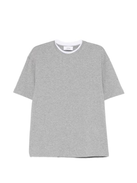 contrasting-trim T-shirt