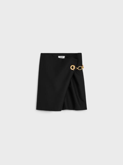 mini skirt IN mohair wool