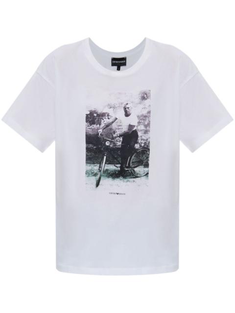 photograph-print T-shirt