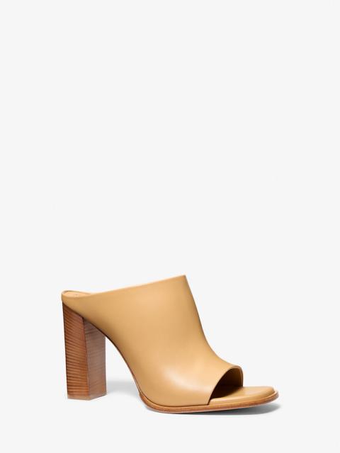 Natasha Leather Mule