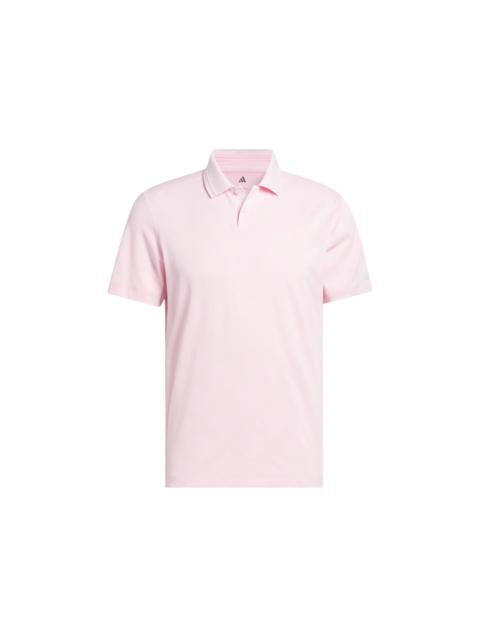 adidas Ultimate365 Tour Nylon Polo Shirt Clear Pink