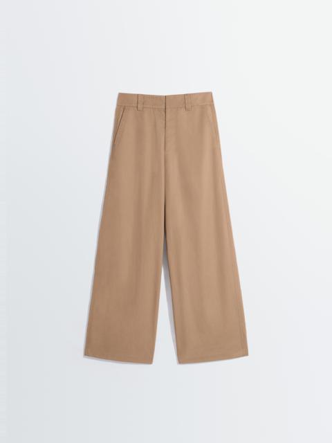STRAIGHT FIT PANTS IN LIGHT COTTON TWILL