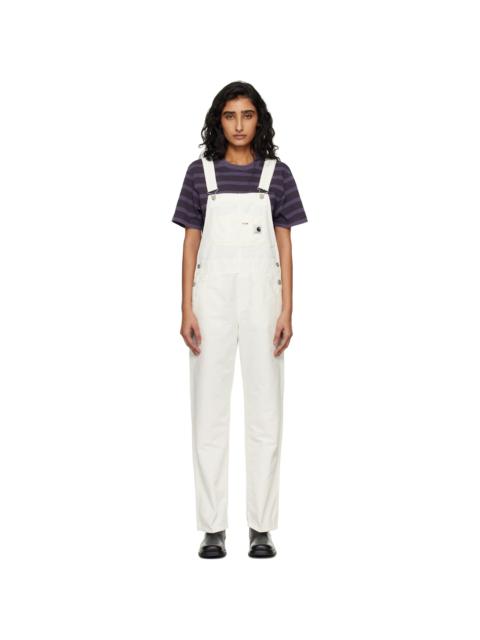 White Bib Straight Overalls