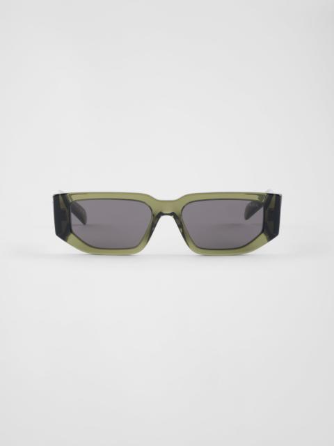 Sunglasses with the triangle logo