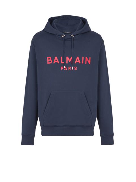 Printed Balmain Paris hoodie
