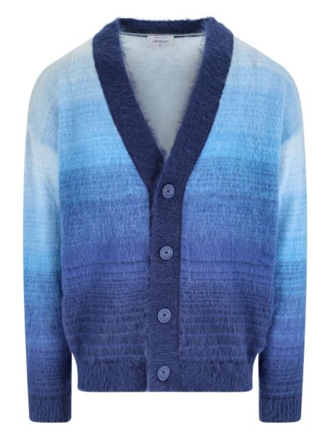 arrow-detail V-neck cardigan