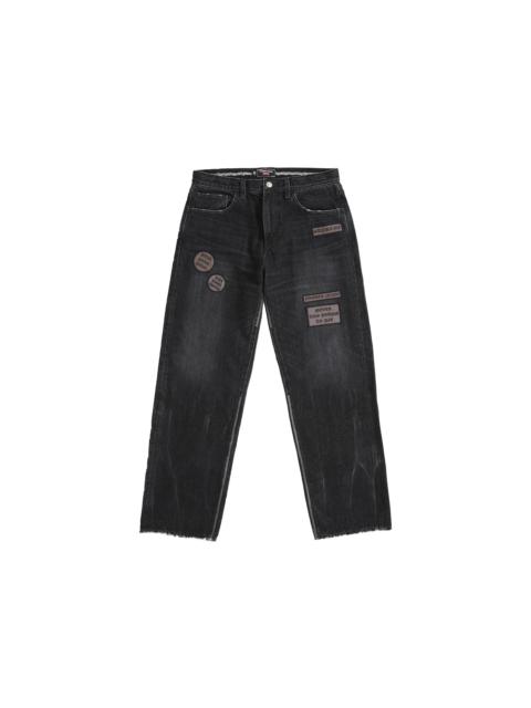 Supreme Number (N)ine Patches Loose Fit Jean Black