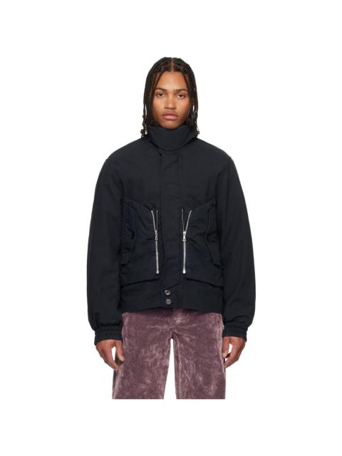 Navy Overdyed Shell Jacket