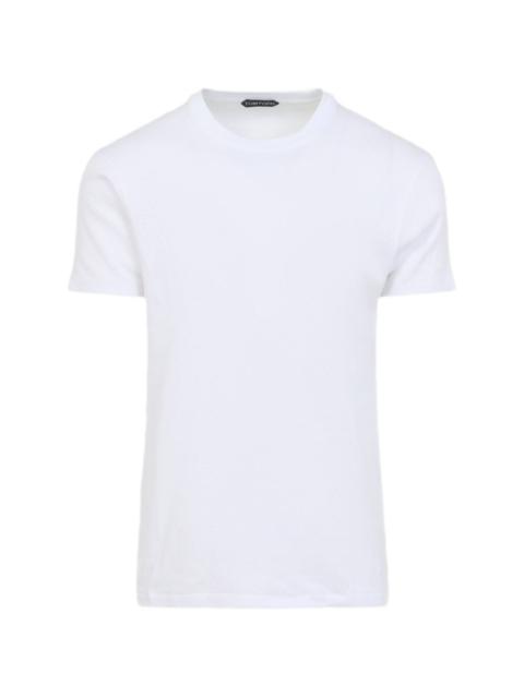 crew-neck short-sleeves T-shirt
