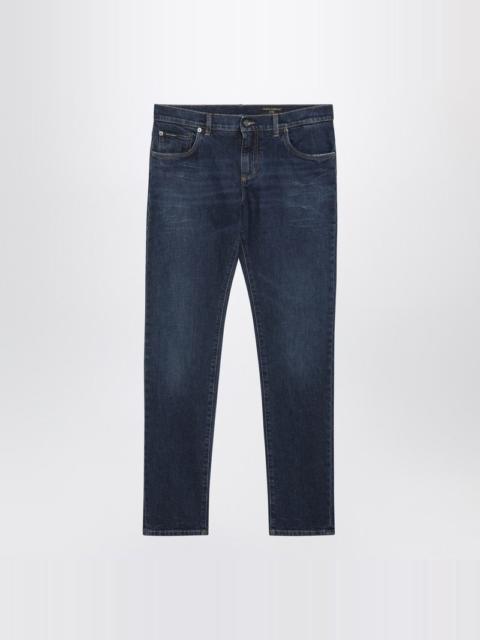 Dolce&Gabbana Blue Skinny Jeans Men