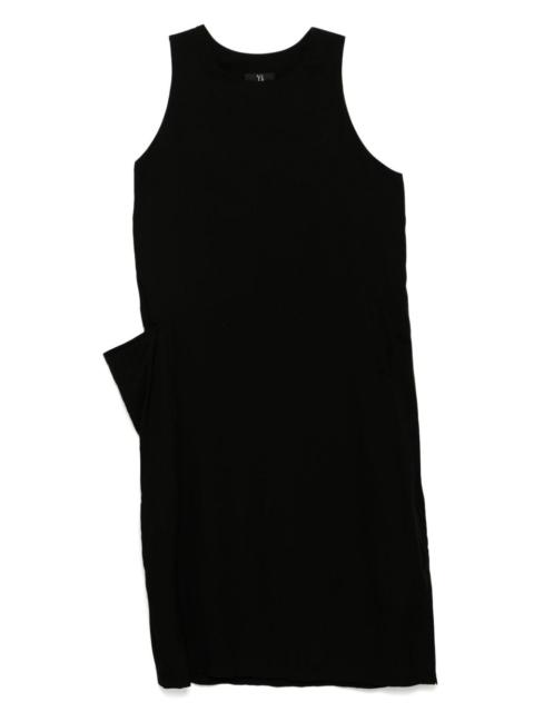 twill sleeveless dress