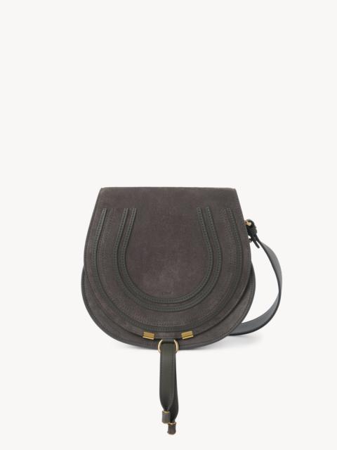 MARCIE SADDLE BAG IN SUEDE LEATHER