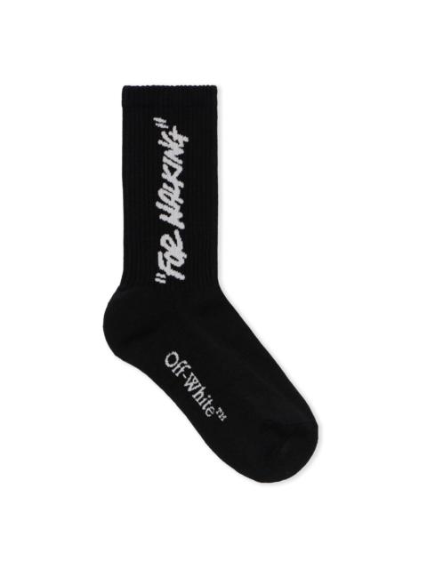 Quote Mid Calf Socks