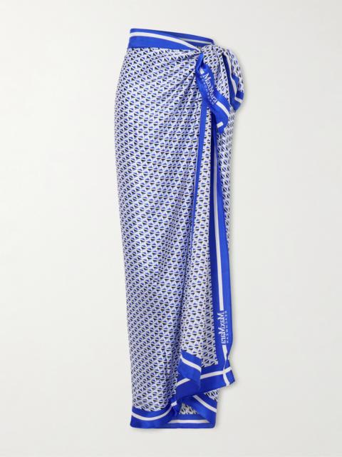 Spuma Printed Silk Pareo