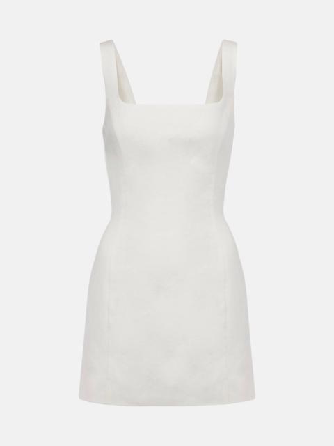 Iris linen minidress