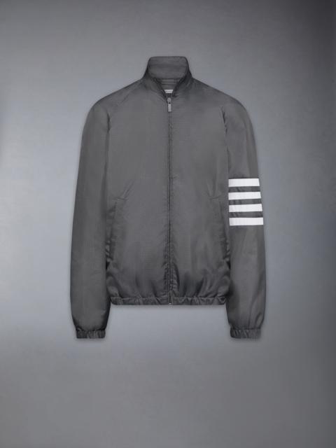 SHINY RIPSTOP RAGLAN 4-BAR TRACK JACKET