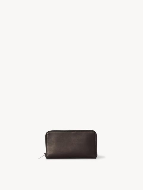 Large Zip Wallet in Leather
