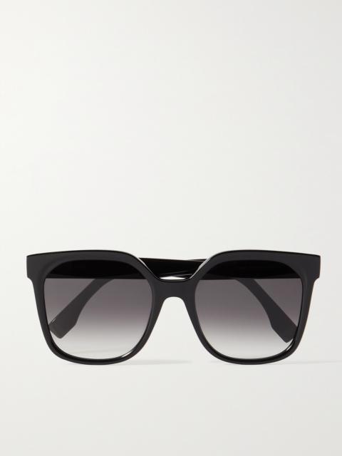 Oversized Square-frame Acetate Sunglasses