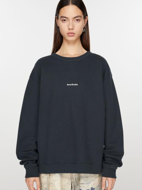 Stamp logo sweatshirt - Black