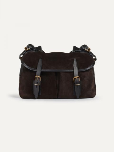 MUSETTE S FISHERMAN'S BAG / SUEDE  -  DARK BROWN